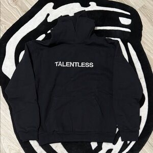 TALENTLESS Classic Black Hoodie